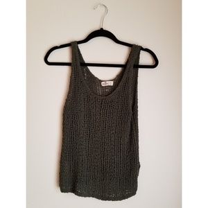 Hollister | Olive Green Knit Tank Top Small